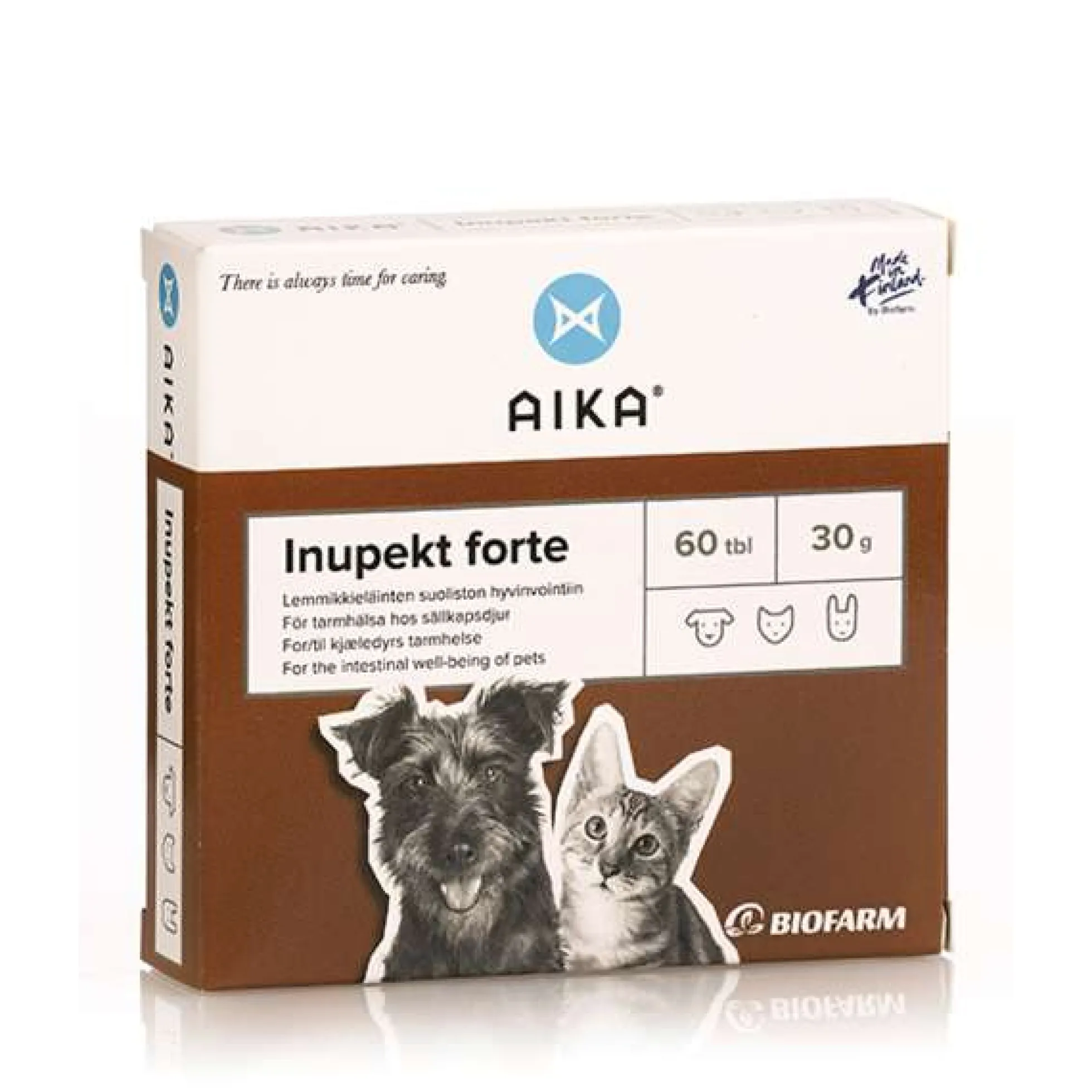 Aika Inupekt Forte 60 tabl -Lemmikkien suoliston hyvinvointiin