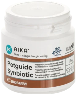 AIKA Petguide Synbiotic (ent. Petguide suolisto) -suolistomikrobiston tasapainottamiseen kissoille ja koirille - Eri pakkauskokoja