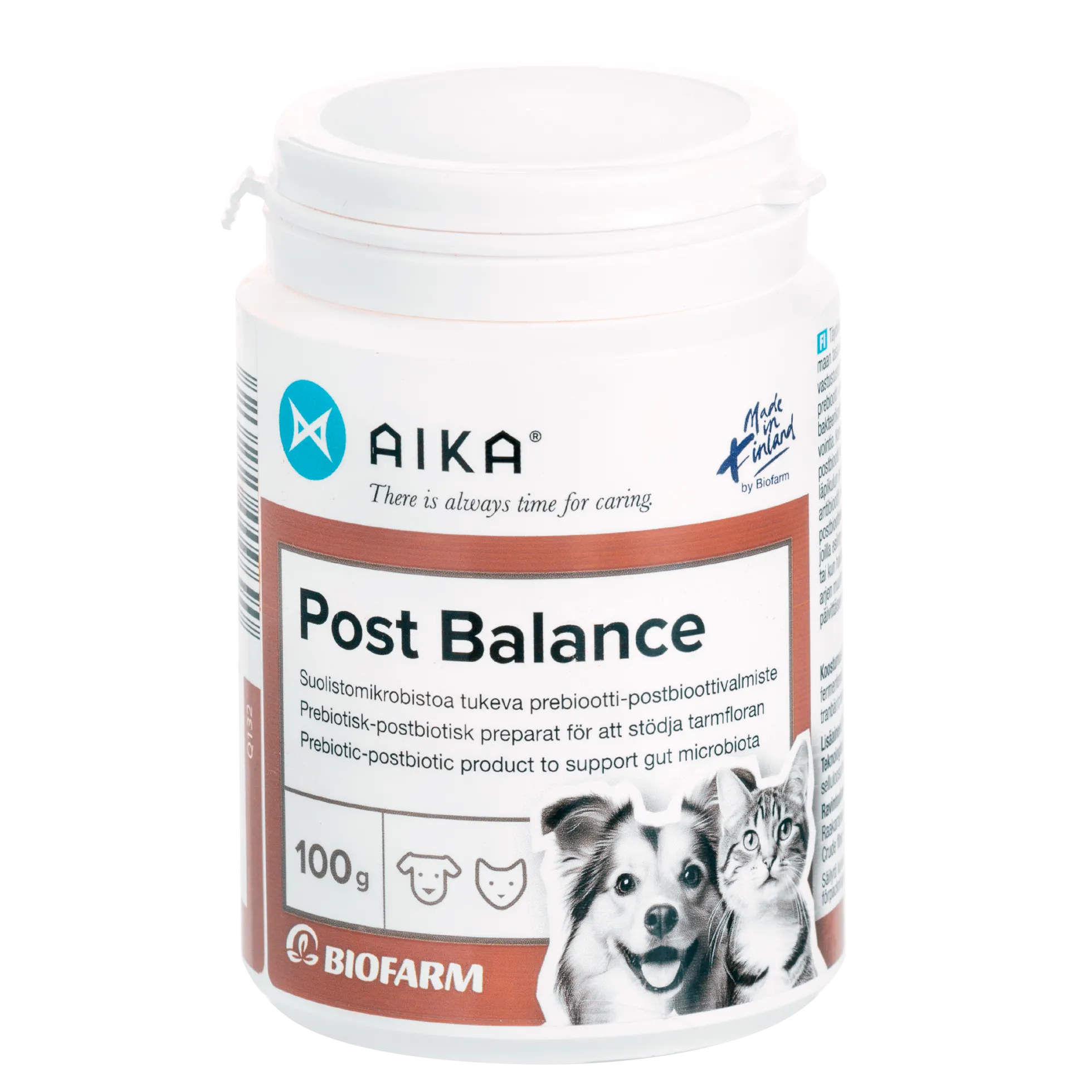 AIKA Post Balance 100g - prebiootti-postbioottivalmiste koirille ja kissoille