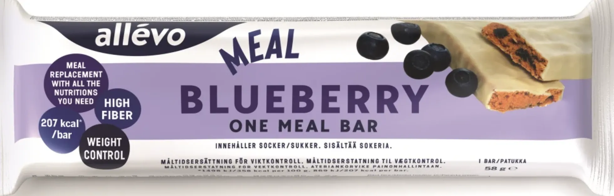 Allevo Meal Mustikka 58 g