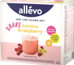 Allevo VLCD Shake Banaani&Vadelma 15 pss