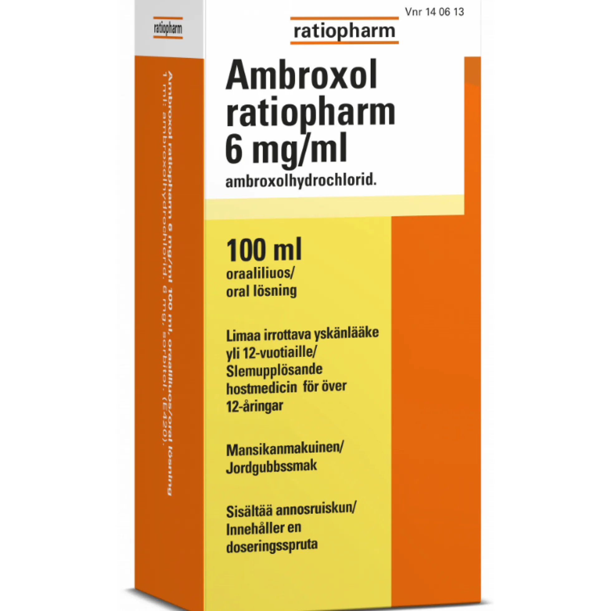Ambroxol ratiopharm 6 mg/ml