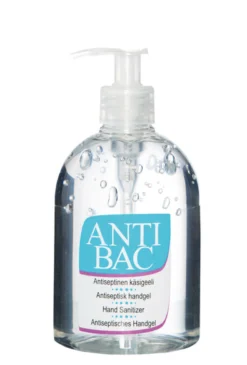 Antibac desinfioiva käsigeeli - eri kokoja