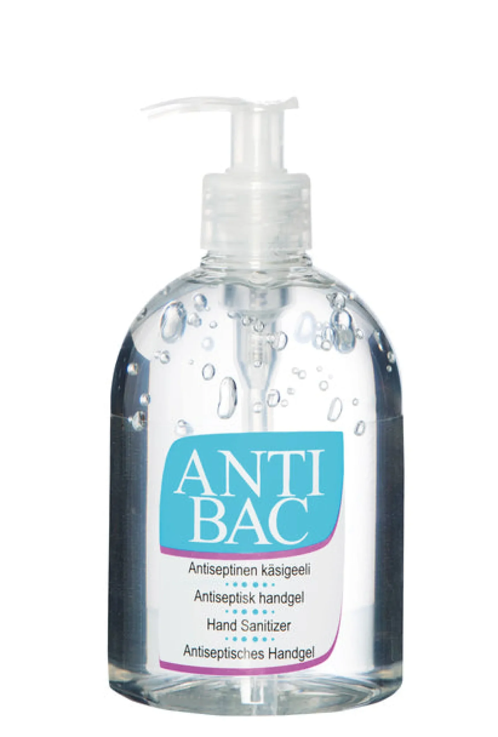 Antibac desinfioiva käsigeeli - eri kokoja