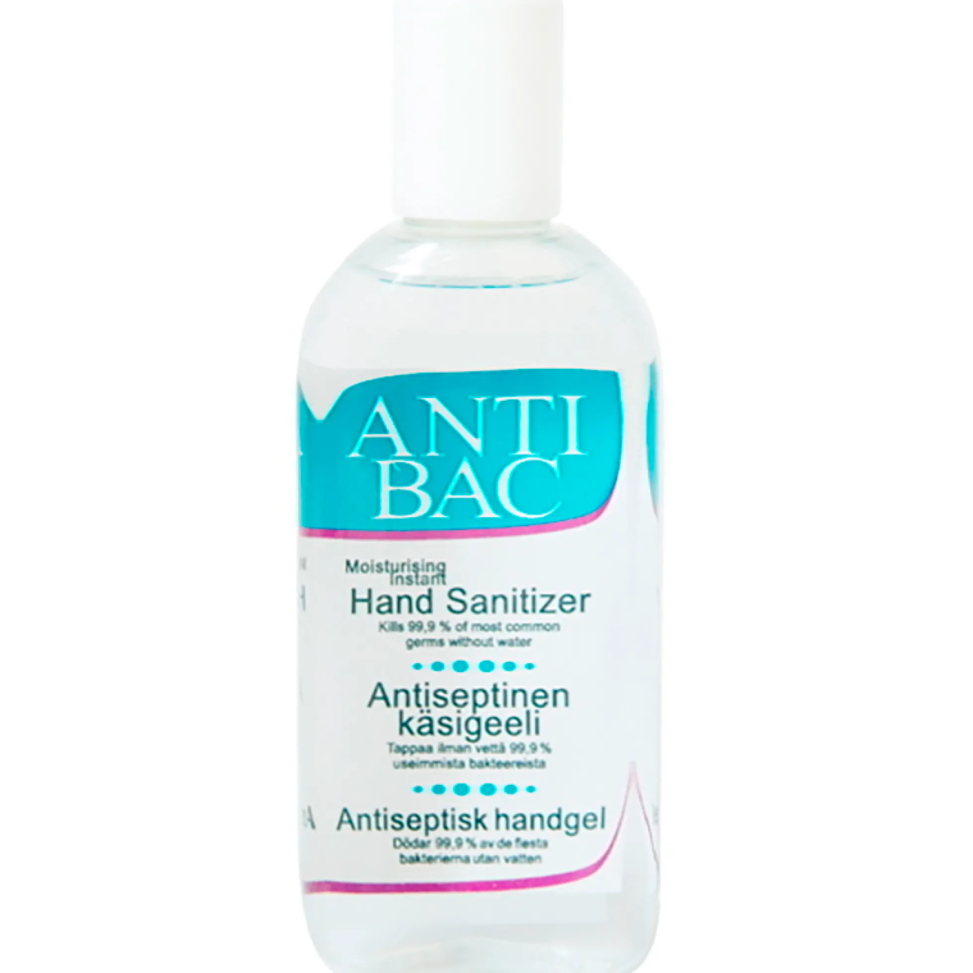 Antibac desinfioiva käsigeeli - eri kokoja