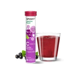 Apovit Immune Boost C-vitamiiniporetabletti mustaherukka 20 tabl