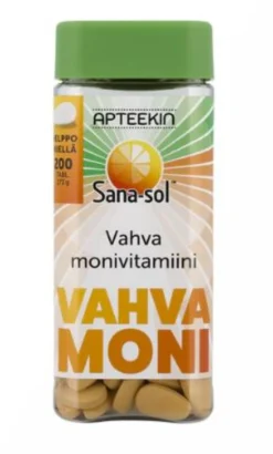 Apteekin Sana-sol Vahva monivitamiini 200 tabl
