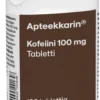 Apteekkarin Kofeiini 100 kpl