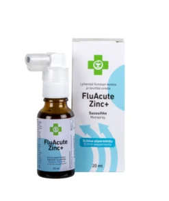 Apteekki FluAcute Zinc+ Piparminttu + Echina 20 ml