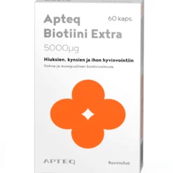 Apteq Biotiini Extra 5000 mikrog