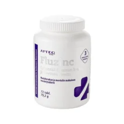 Apteq Fluzinc -sinkkiasetaatti mustaherukka