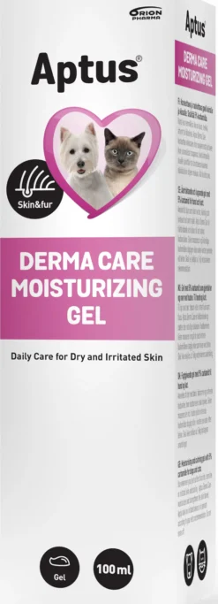 Aptus Derma Care Moisturizing Gel -kosteuttava geeli koirille ja kissoille 100 ml