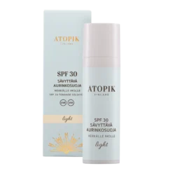 Atopik SPF 30 Sävyttävä Aurinkosuoja Light