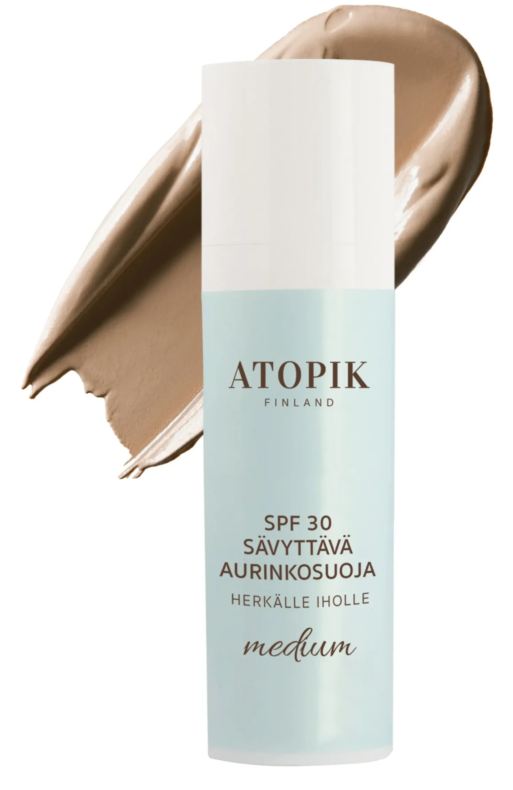 Atopik SPF 30 Sävyttävä Aurinkosuoja Medium