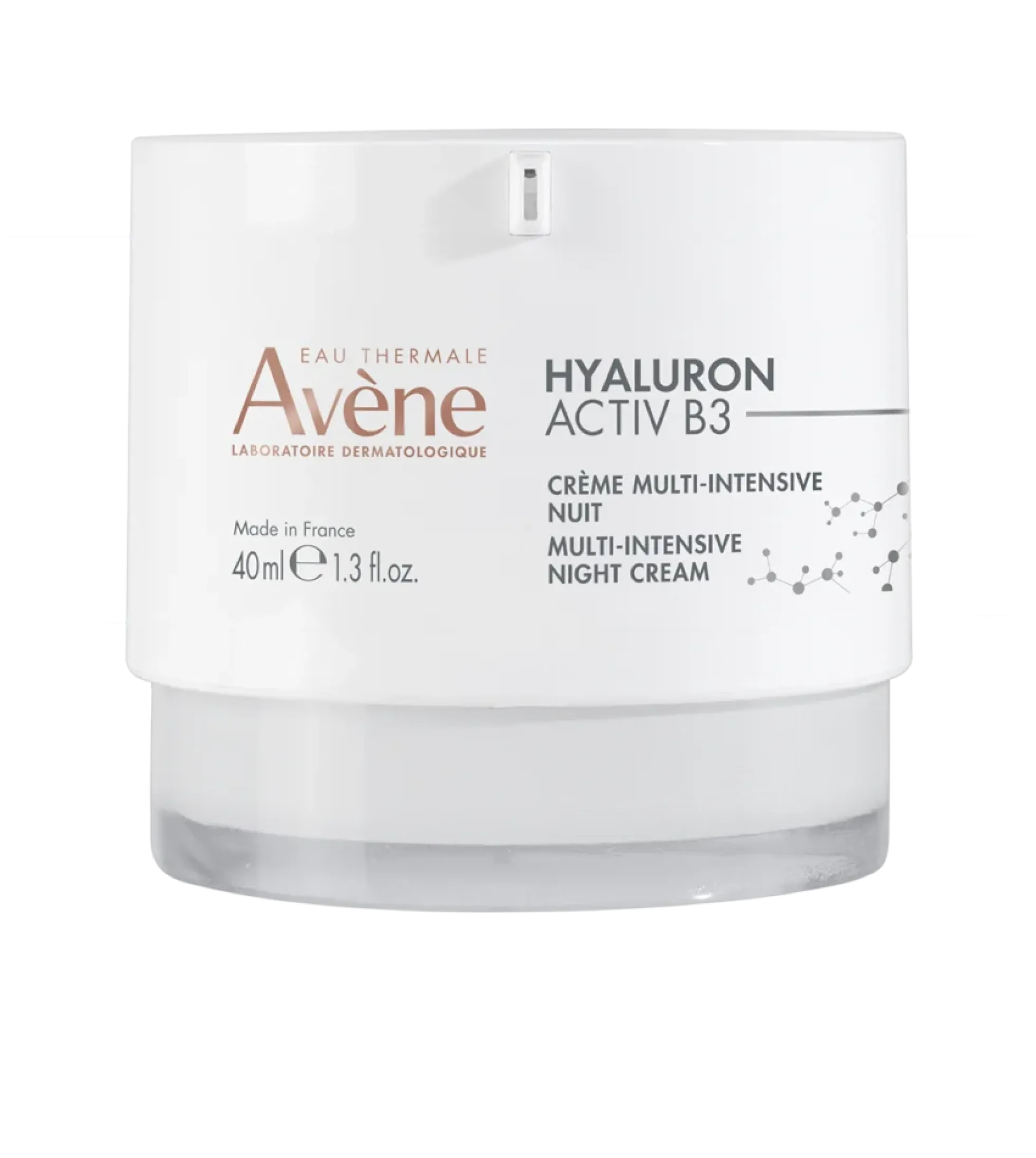 Avene Hyaluron Activ B3 Night Cream kiinteyttävä yövoide 40 ml