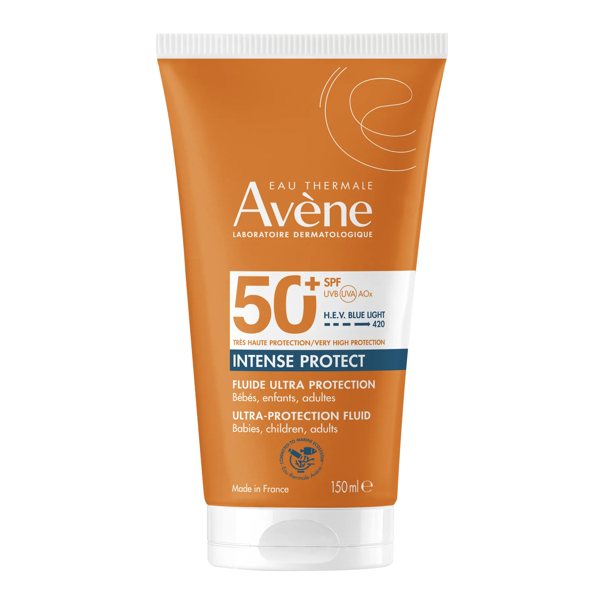 Avene Sun Intense Protect SPF50+ kosteuttava aurinkovoide kasvoille ja vartalolle