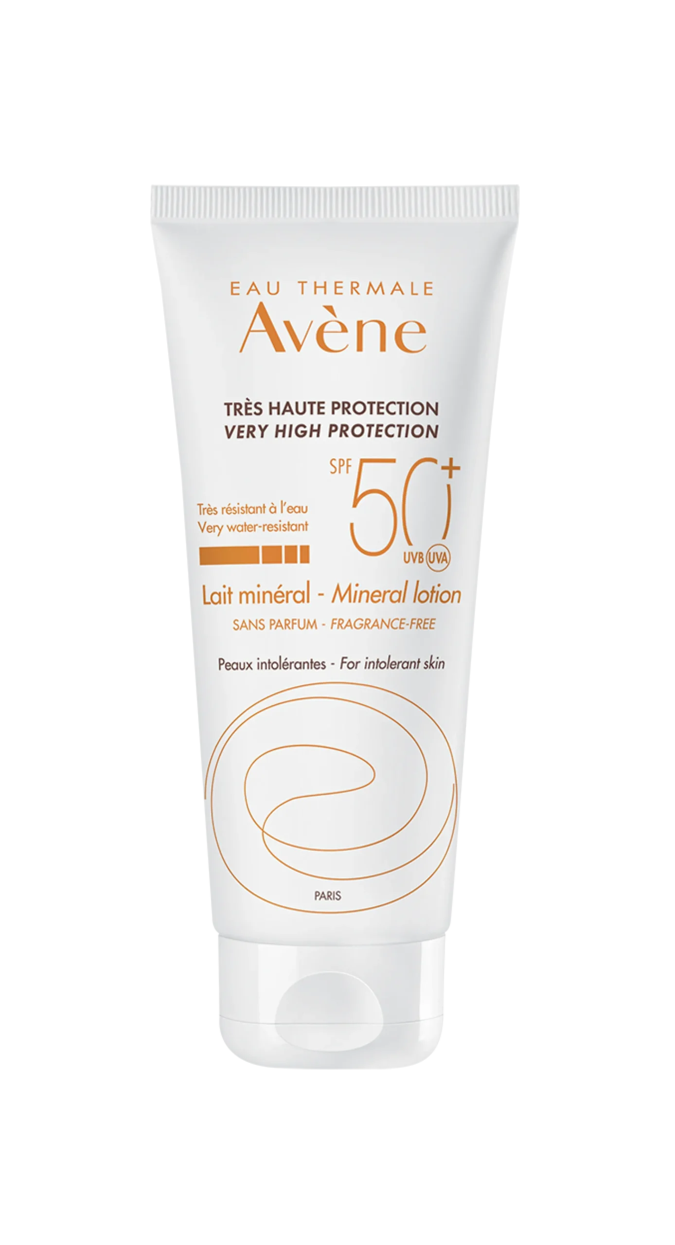Avene Sun Mineral Lotion SPF 50+ - vain mineraalisuojan sisältävä aurinkosuojavoide