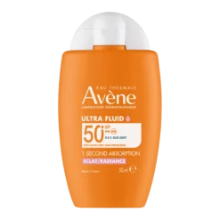 Avene Sun Ultra Fluid Radiance SPF50+ kevyesti sävytetty aurinkosuojavoide kasvoille