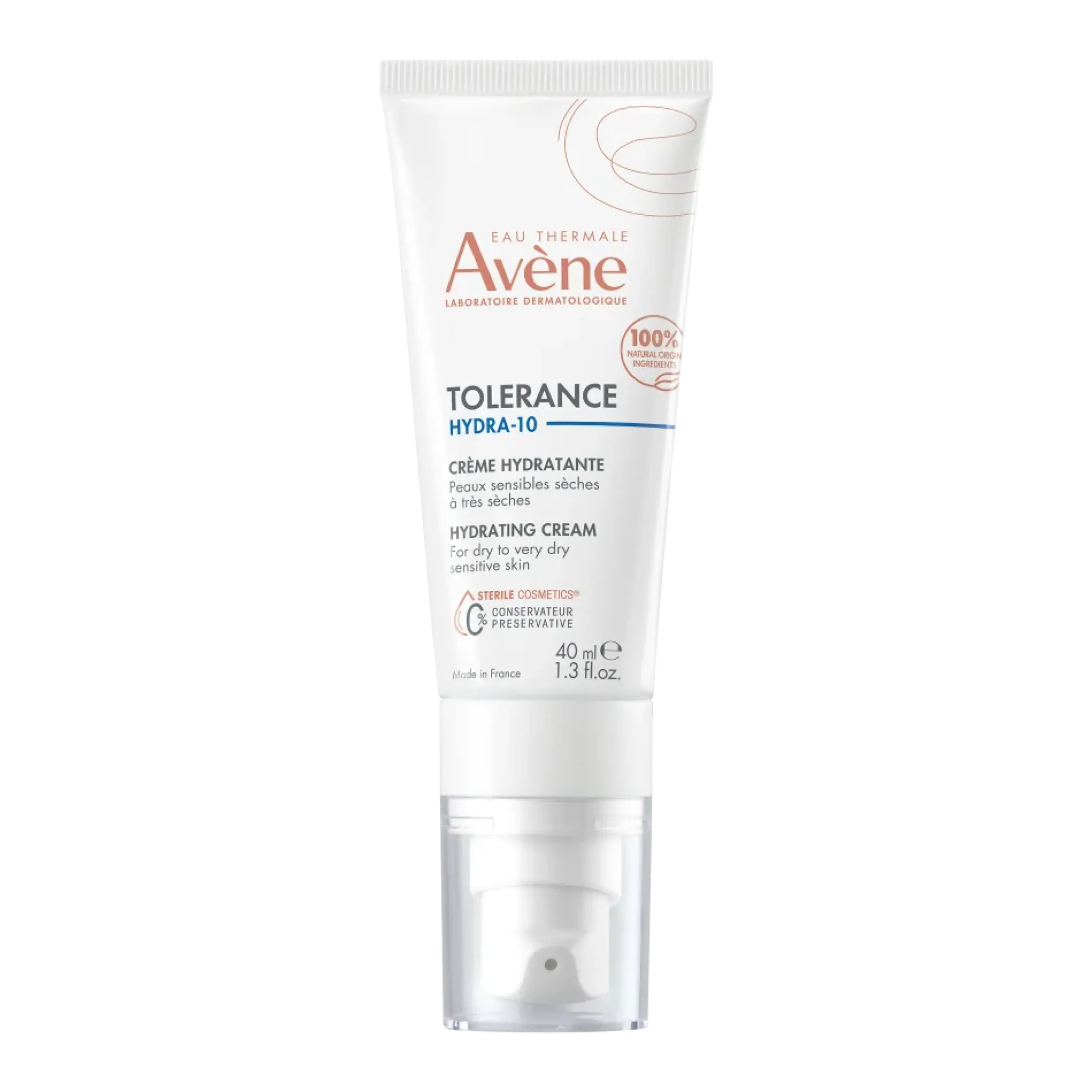 Avene Tolerance HYDRA-10 Cream kosteuttava voide kuivalle iholle 40 ml