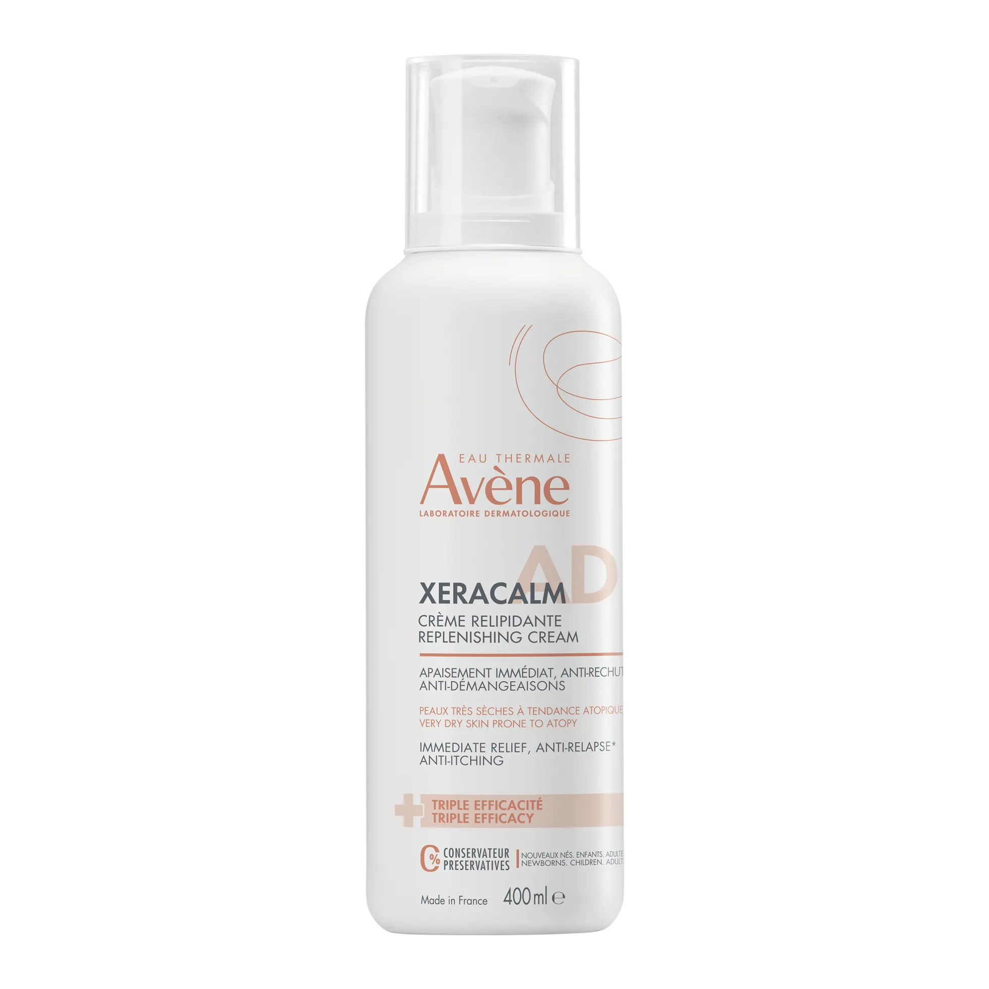 Avene Xeracalm AD Cream kutinaa rauhoittava voide 400ml