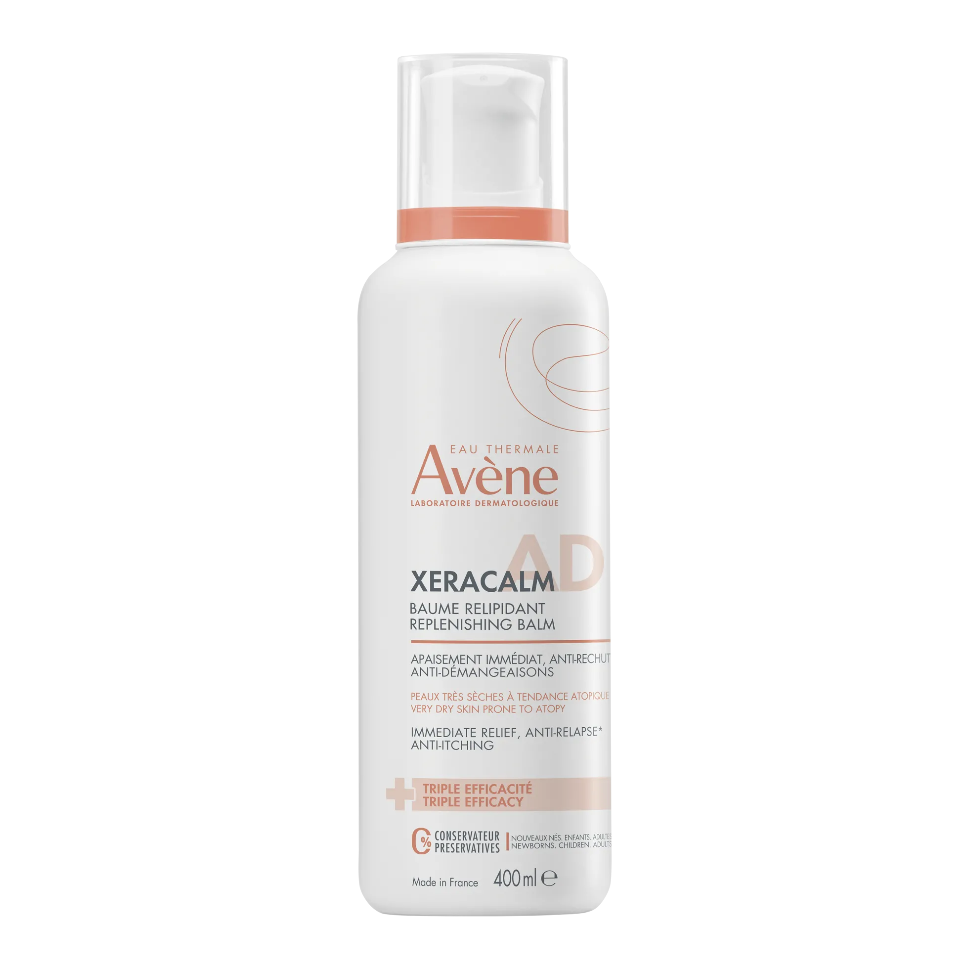 Avène Xeracalm AD Balm täyteläinen kutinaa rauhoittava voide 400ml