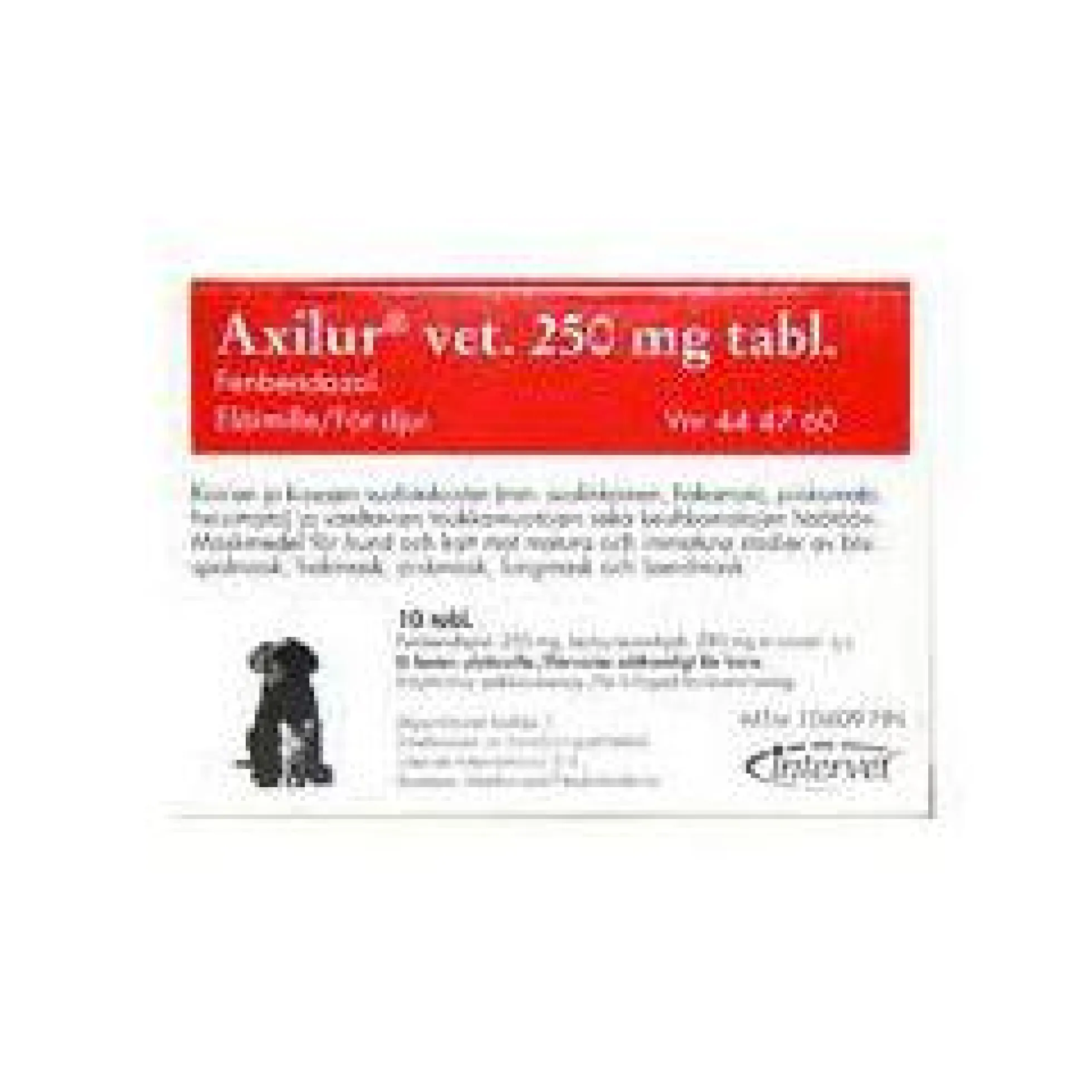 Axilur vet 250 mg tabletit