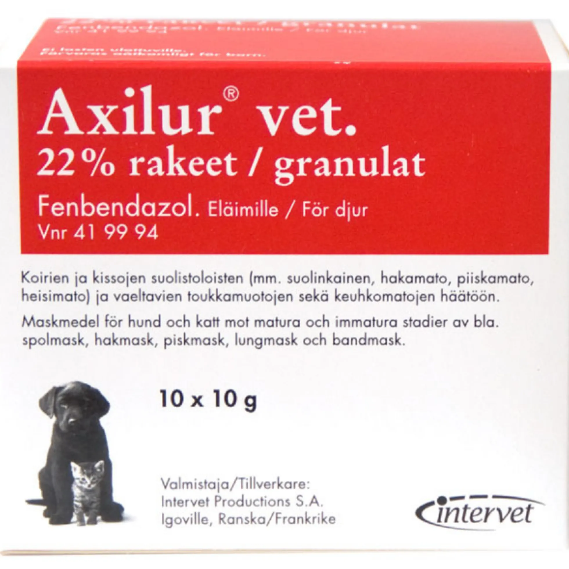 Axilur vet 22 % rakeet