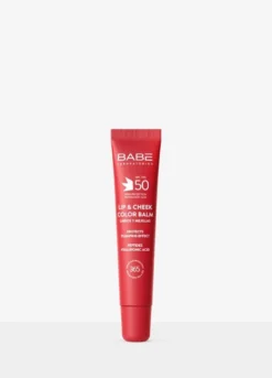BABE Lip & Cheek Color Balm SPF50 aurinkovoide huulille Punainen