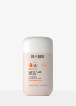 BABE Super Fluid Color Sunscreen SPF50 sävytetty aurinkosuoja kasvoille