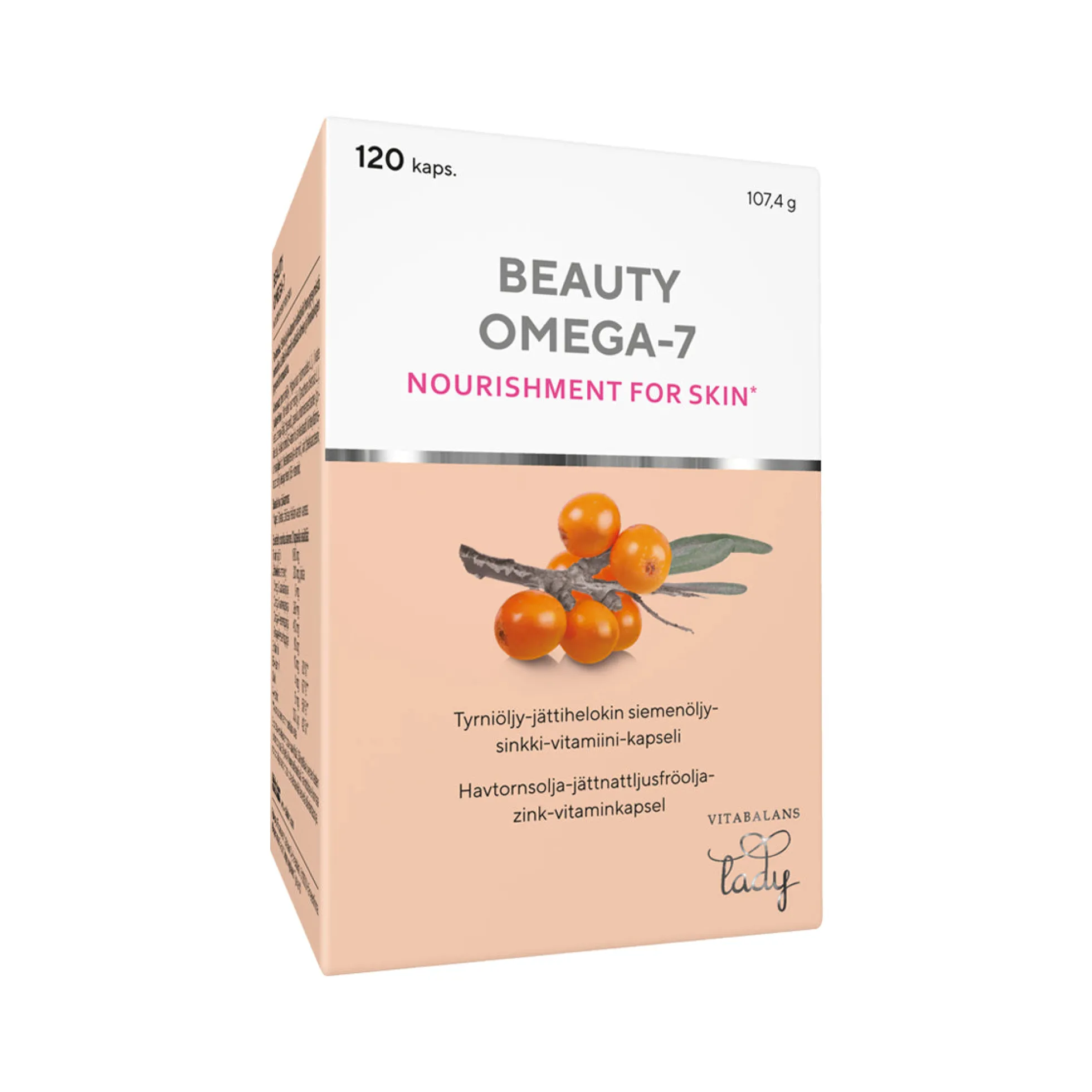 Beauty Omega-7 120 kapselia