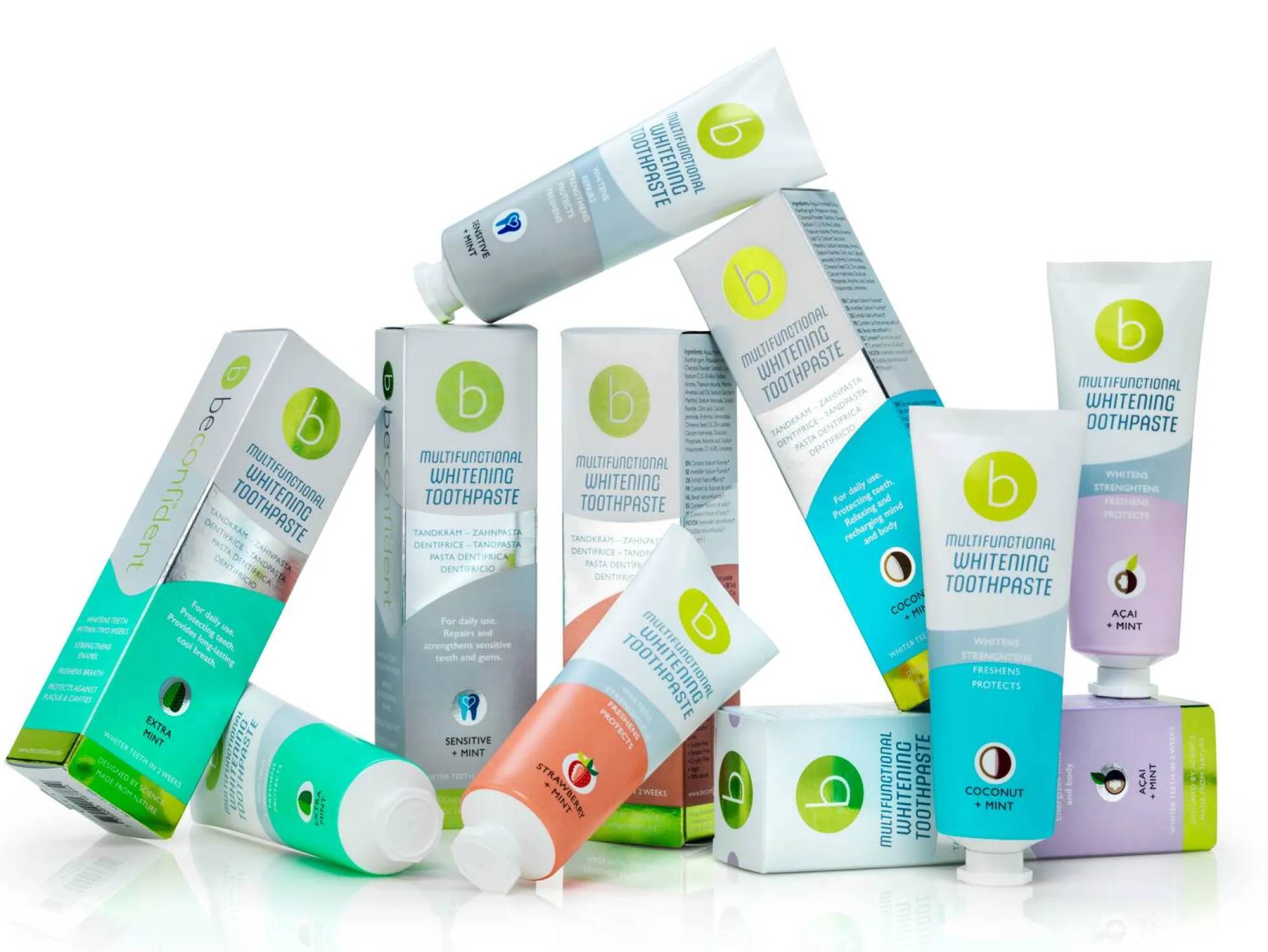 Beconfident Multifunctional Whitening Hammastahna Acai+Mint