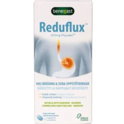 BENEGAST REDUFLUX 250 MG PURUTABL 20 KPL