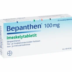 Bepanthen 100 mg -imeskelytabletti