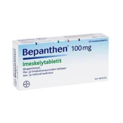 Bepanthen 100 mg -imeskelytabletti
