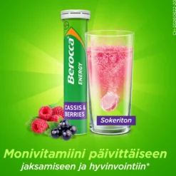 Berocca Energy Cassis & Berries 45 poretablettia