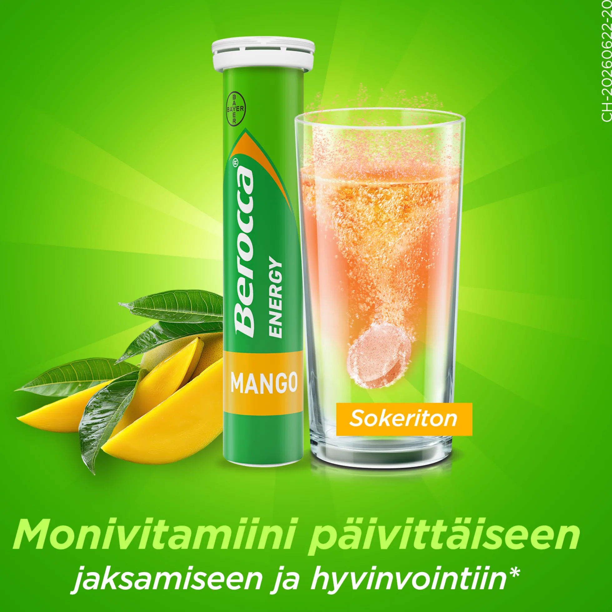 Berocca Energy Mango - 45 poretablettia