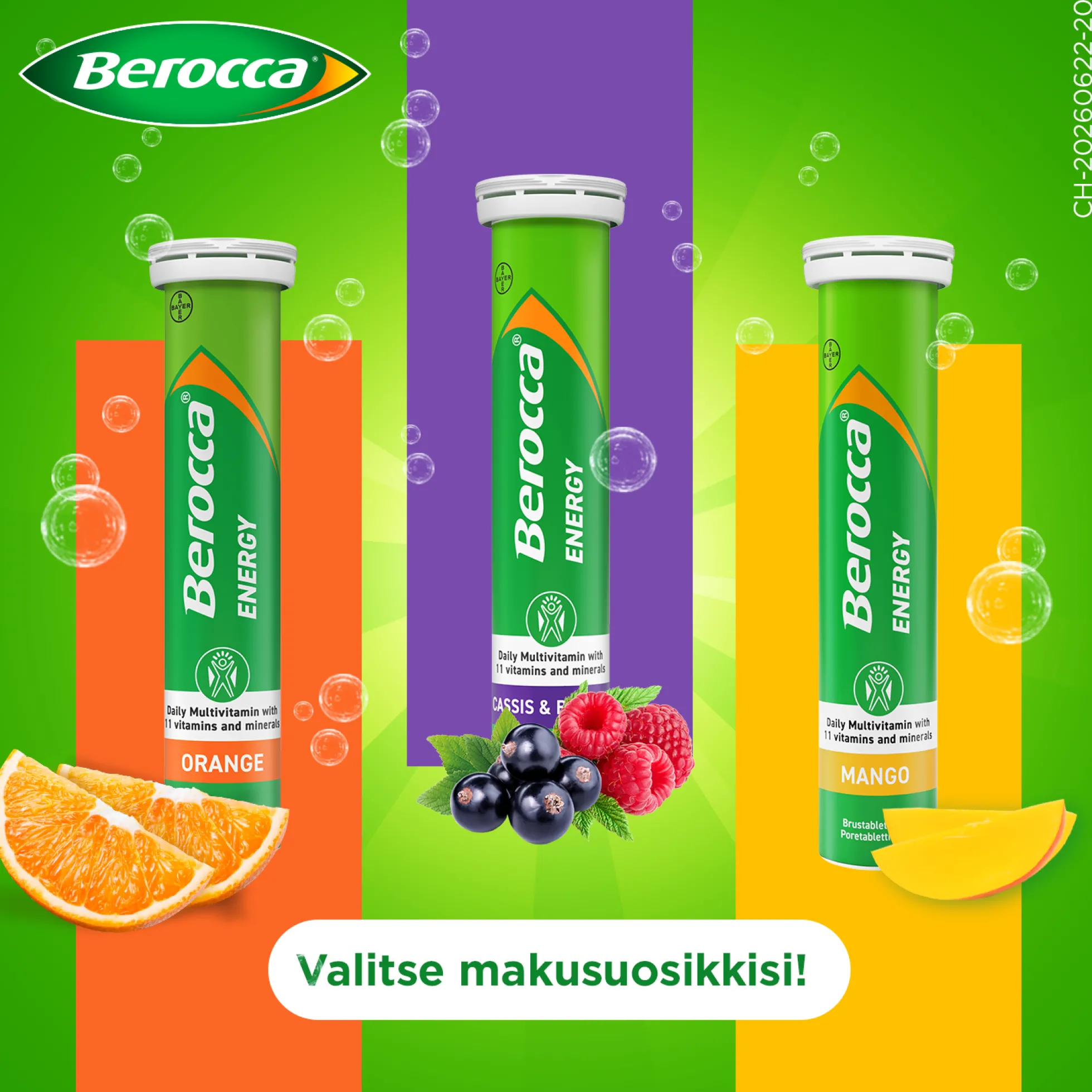 Berocca Energy Orange poretabletti -eri kokoja