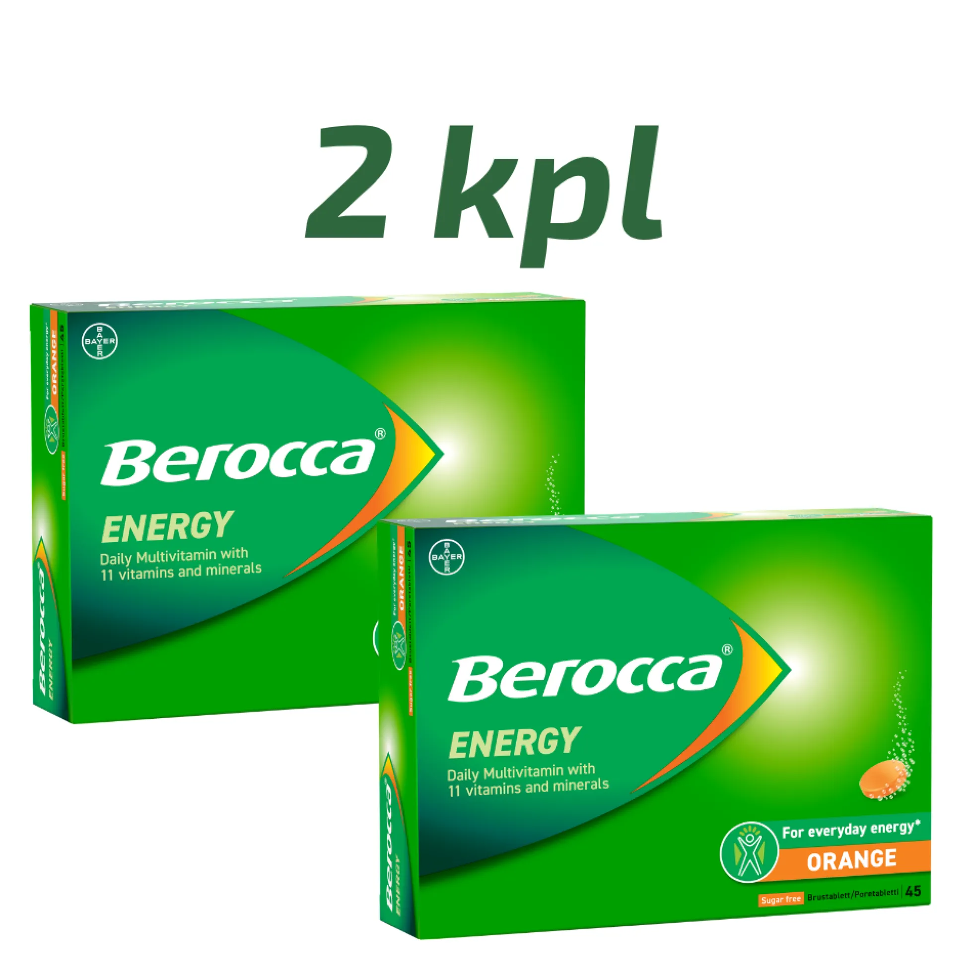 Berocca Energy Orange poretabletti 2 x 45 tbl.