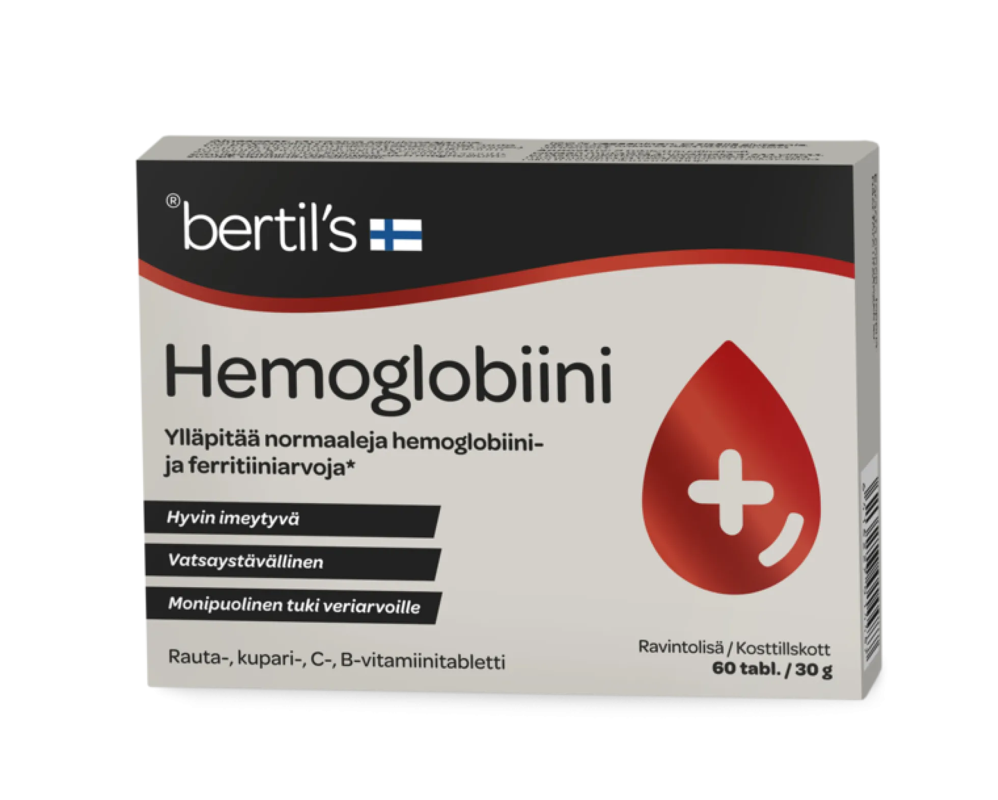 Bertil's Hemoglobiini 60 tabl.