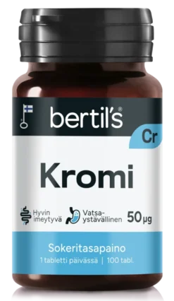 Bertil's Kelasin Kromitabletti 50 mikrog