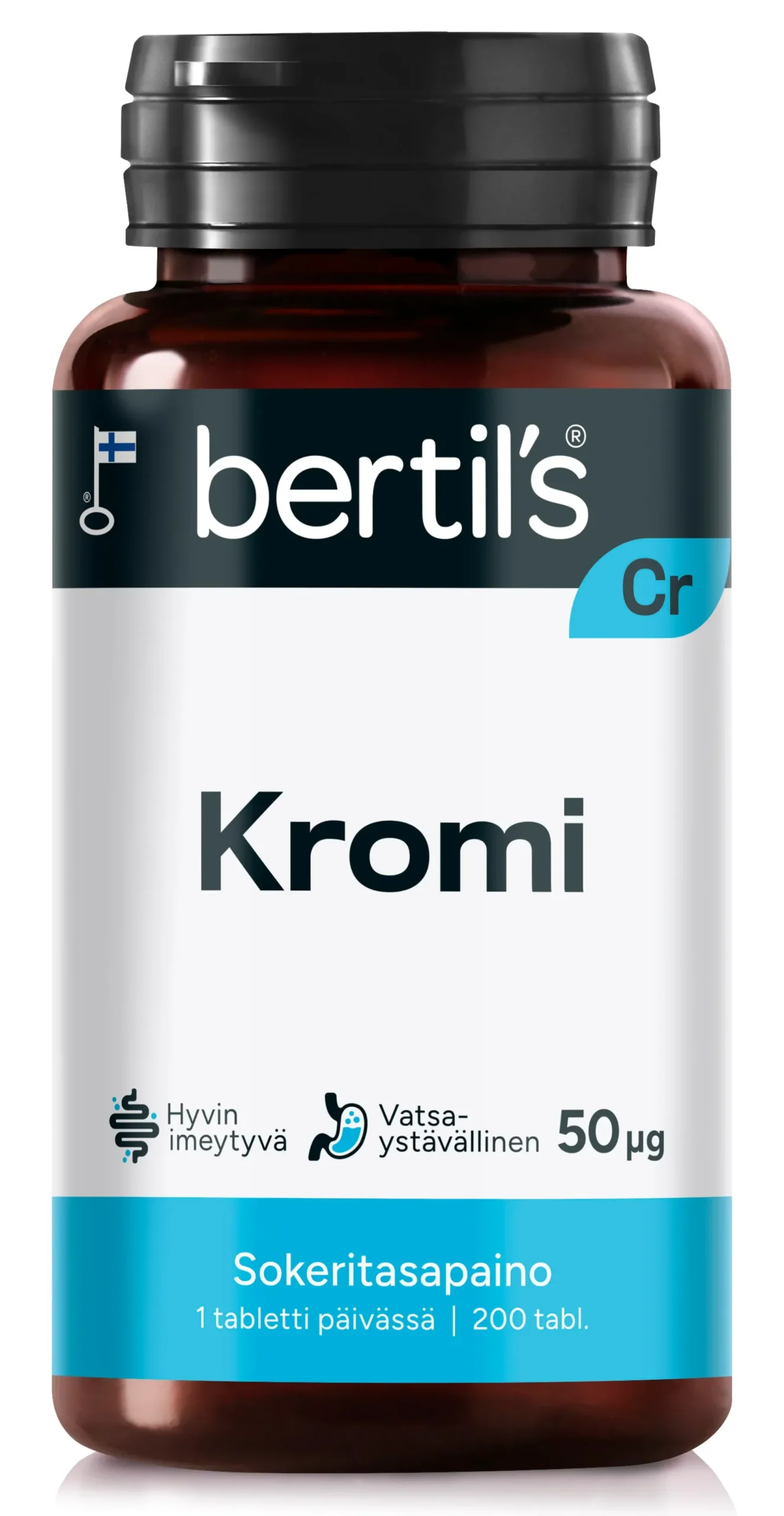Bertil's Kelasin Kromitabletti 50 mikrog