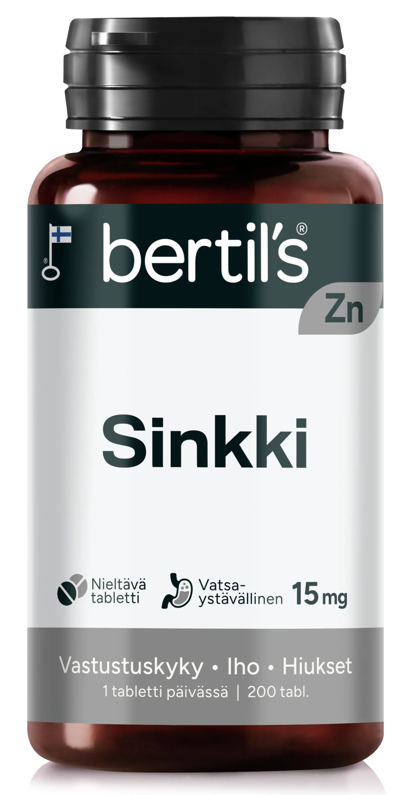 Bertil's Kelasin Sinkki 15 mg