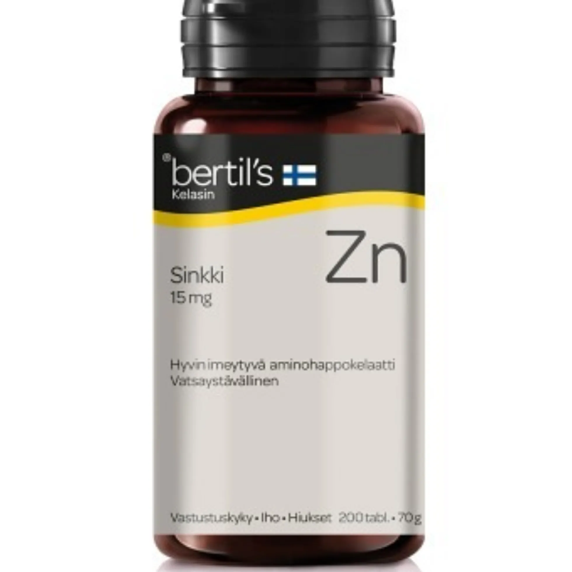 Bertil's Kelasin Sinkki 15 mg