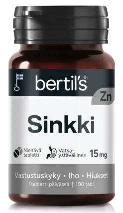 Bertil's Kelasin Sinkki 15 mg