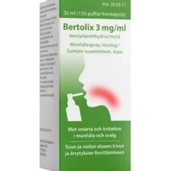 Bertolix 3 mg/ml -suusumute