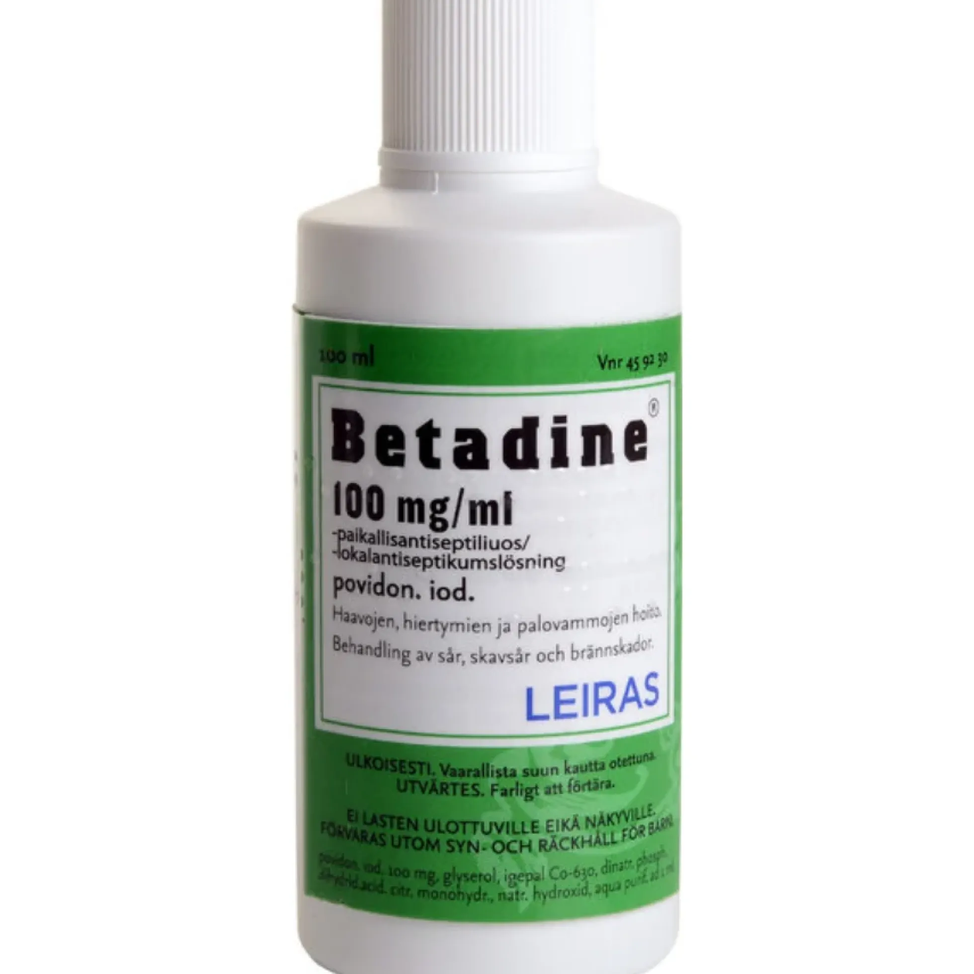 Betadine 100 mg/ml -antiseptinen liuos