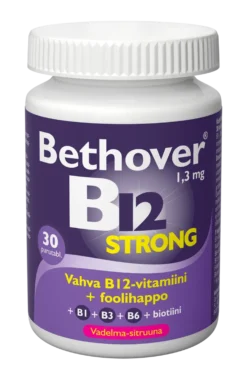 Bethover B12 vahva Vadelma-sitruuna 30 tbl