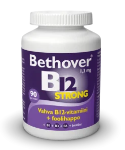 Bethover Vahva B12 Mansikka - Eri pakkauskokoja