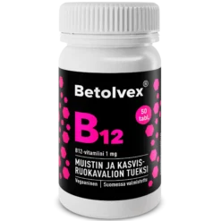 Betolvex 1 mg B12-vitamiini -eri kokoja