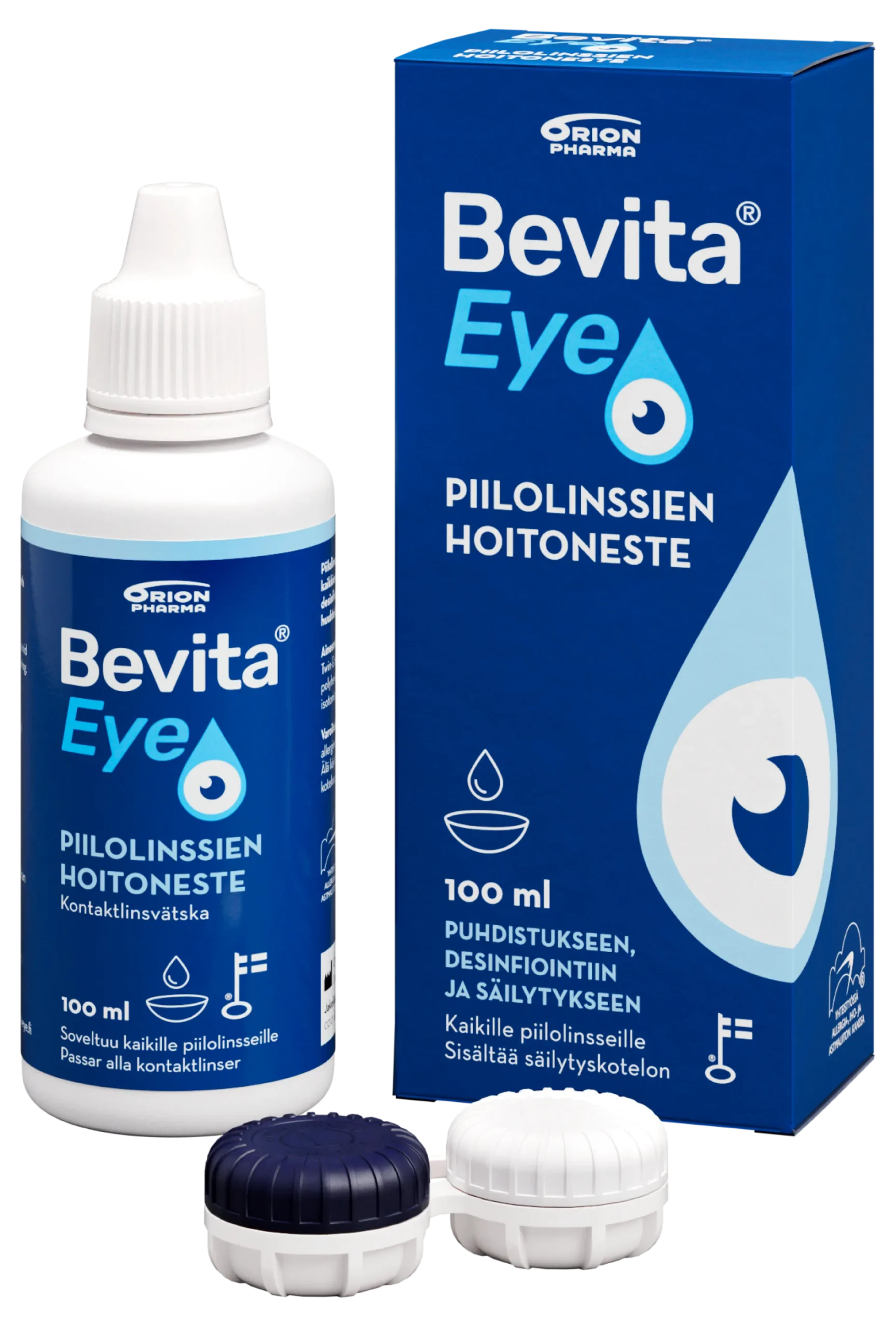 Bevita Eye Kosteuttava Piilolinssien hoitoneste 100 ml